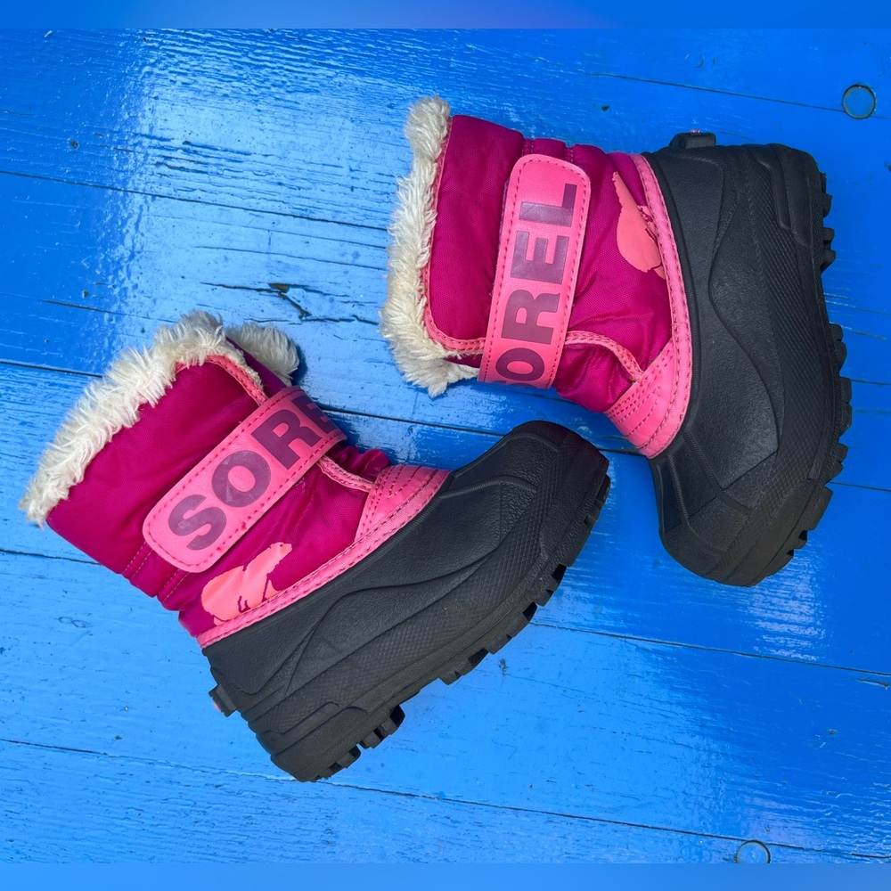 Sorel Kids' Pink Winter Snow Boots